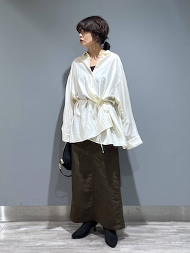 「アイテム（ブーツ）」を使った、Aoさん（レディース・161cm・30代）の秋コーディネート