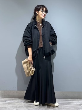「骨格ウェーブ」｜Aoさん（レディース・161cm・30代）の秋コーディネート
