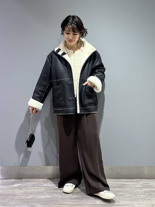 セール】【セットアップ対応】ツィードニットZIPカーディガン