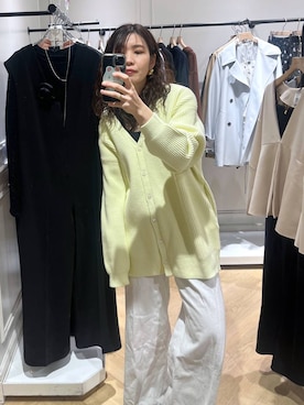 「e/rm（イーアールエム）のアイテム（トップス）」を使った、Aoさん（レディース・161cm）の冬コーディネート