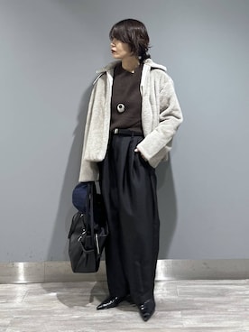 「アイテム（キャップ）」を使った、Aoさん（レディース・161cm・30代）の秋コーディネート