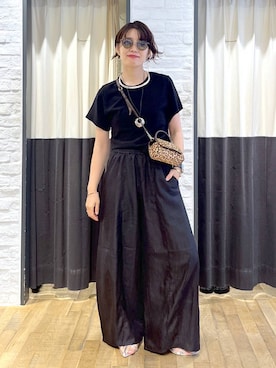 「アイテム（ファッション雑貨）」を使った、Aoさん（レディース・161cm・30代）の夏コーディネート