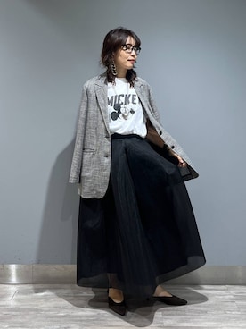 「アイテム（テーラードジャケット）」を使った、Aoさん（レディース・161cm・30代）の夏コーディネート