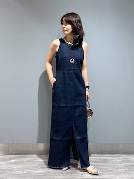 「アイテム（サンダル）」を使った、Aoさん（レディース・161cm・30代）の夏コーディネート