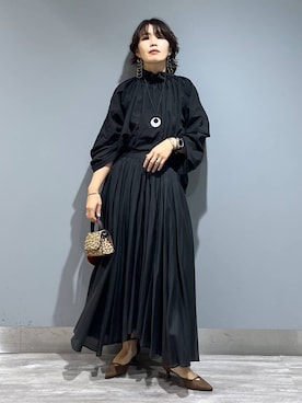 「アイテム（キーホルダー）」を使った、Aoさん（レディース・161cm）の秋コーディネート