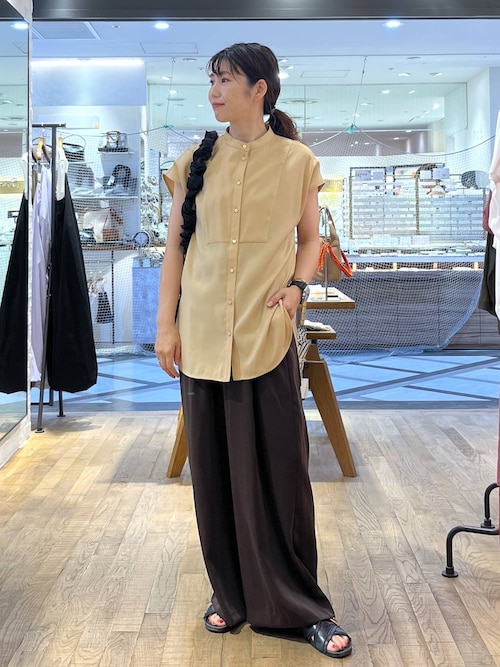 【pirka❄︎Profileを(˘⌣˘ʃ様】ハンドメイドシャーリングバッグ セール】ギャザーシャーリングショルダーバッグ（ショルダー