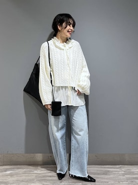 Aoさん（レディース・161cm）の冬コーディネート