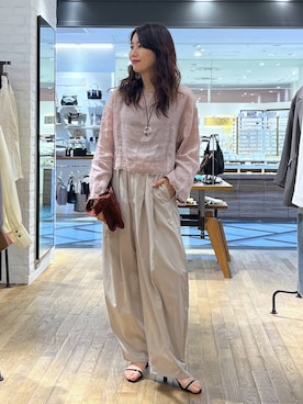 「apart by lowrys」｜Aoさん（レディース・161cm）の春コーディネート