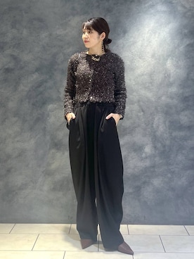 「アイテム（パンプス）」を使った、Aoさん（レディース・161cm）の冬コーディネート