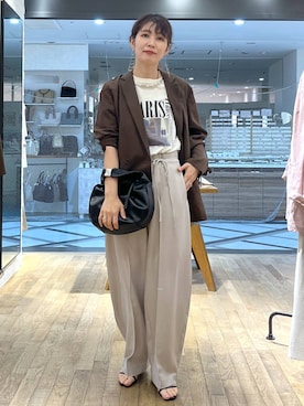 Aoさん（レディース・161cm）の春コーディネート