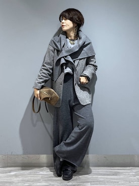 「アイテム（テーラードジャケット）」を使った、Aoさん（レディース・161cm・30代）の秋コーディネート