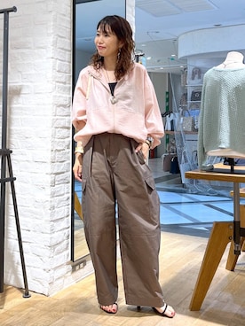 「アイテム（ブルゾン）」を使った、Aoさん（レディース・161cm・30代）の秋コーディネート