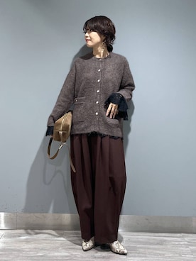 「SNAP_apart by lowrys」｜Aoさん（レディース・161cm）の秋コーディネート