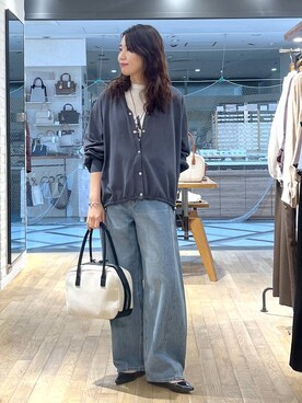 「SNAP_apart by lowrys」｜「アイテム（その他シューズ）」を使った、Aoさん（レディース・161cm）の春コーディネート