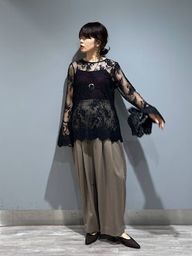 Aoさん（レディース・161cm）の秋コーディネート