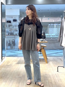 「apart by lowrys」｜Aoさん（レディース・161cm）の春コーディネート