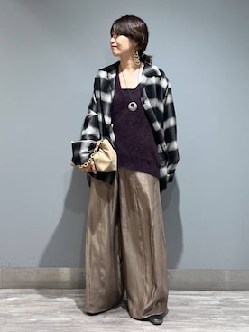 「A part by（アパートバイ）のアイテム」を使った、Aoさん（レディース・161cm）の秋コーディネート