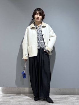 「アイテム（ブルゾン）」を使った、Aoさん（レディース・161cm・30代）の秋コーディネート