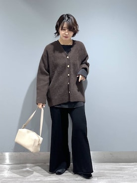 「アイテム（バレエシューズ）」を使った、Aoさん（レディース・161cm・30代）の秋コーディネート