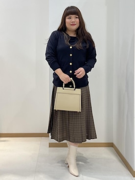 「W BAG」｜Asaさん（レディース・160cm）の秋コーディネート