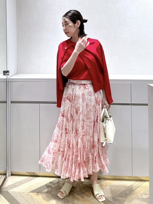 ROPE プリーツスカート LE CERCLE par rope' スカート チェックプリーツスカート