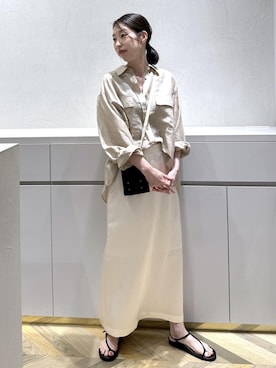 「アイテム（スカート）」を使った、TOMOMIさん（レディース・160cm・40代）の夏コーディネート