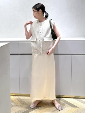 「アイテム（ハンドバッグ）」を使った、TOMOMIさん（レディース・160cm・40代）の夏コーディネート