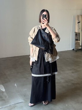 「yae（ヤエ）のアイテム」を使った、shizuka_yamazaki__さん（レディース・168cm）の夏コーディネート