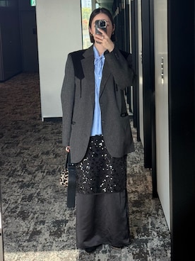 「yae（ヤエ）のSquare bag / スクエアバッグ（ショルダーバッグ、その他）」を使った、shizuka_yamazaki__さん（レディース・168cm）の春コーディネート