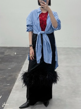 shizuka_yamazaki__さん（レディース・168cm）の冬コーディネート