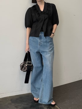 「yae（ヤエ）のSquare bag / スクエアバッグ（ショルダーバッグ、その他）」を使った、shizuka_yamazaki__さん（レディース・168cm）の春コーディネート