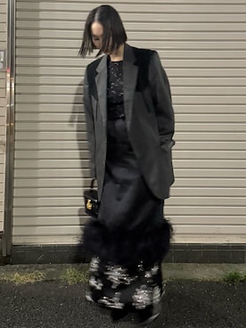 shizuka_yamazaki__さん（レディース・168cm）の冬コーディネート