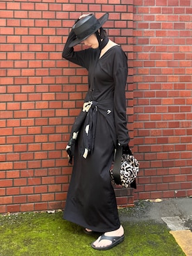 「yae（ヤエ）のSquare bag / スクエアバッグ（ショルダーバッグ、その他）」を使った、shizuka_yamazaki__さん（レディース・168cm）の春コーディネート