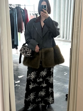 shizuka_yamazaki__さん（レディース・168cm）の冬コーディネート