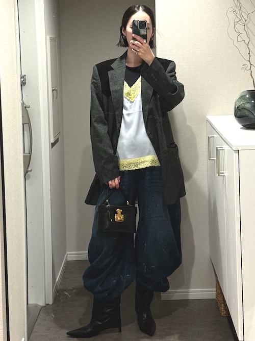 Halterneck late top / ホルターネックレーストップス