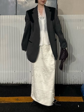 「アイテム（パンプス）」を使った、shizuka_yamazaki__さん（レディース・168cm）の冬コーディネート