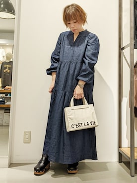 「サボ」｜すーさん（レディース・155cm）の秋コーディネート