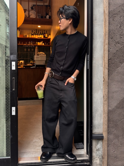 アワーレガシー Blunt レザー スクエア ミュール サンダル 1023O