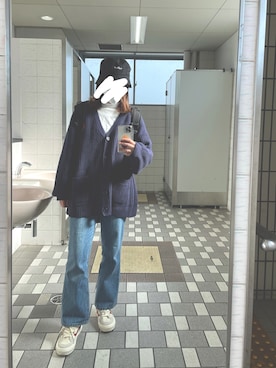 「ニット/セーター」｜きなこもちさん（レディース・163cm）の冬コーディネート