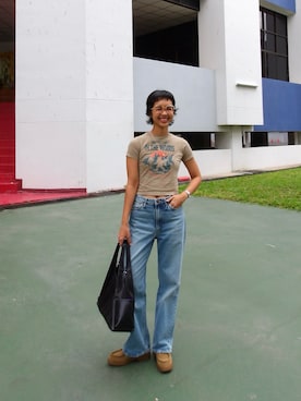 「KLEMAN（クレマン）のアイテム」を使った、lalaisbさん（レディース・167cm）の冬コーディネート