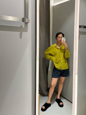 「PULL&BEAR（プルアンドベア）のアイテム（パンツ）」を使った、lalaisbさん（レディース・167cm）の夏コーディネート