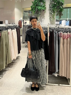 「アイテム（ショルダーバッグ）」を使った、lalaisbさん（レディース・167cm）の秋コーディネート