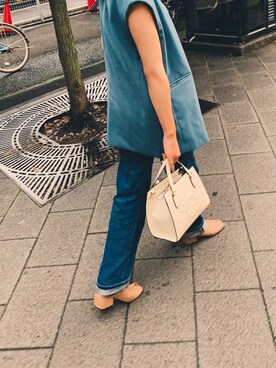 「Ameri（アメリ）のアイテム」を使った、shocoさん（レディース・168cm）の夏コーディネート