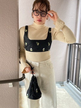 「LOEFF（ロエフ）のアイテム」を使った、02_mntさん（レディース・161cm）の春コーディネート