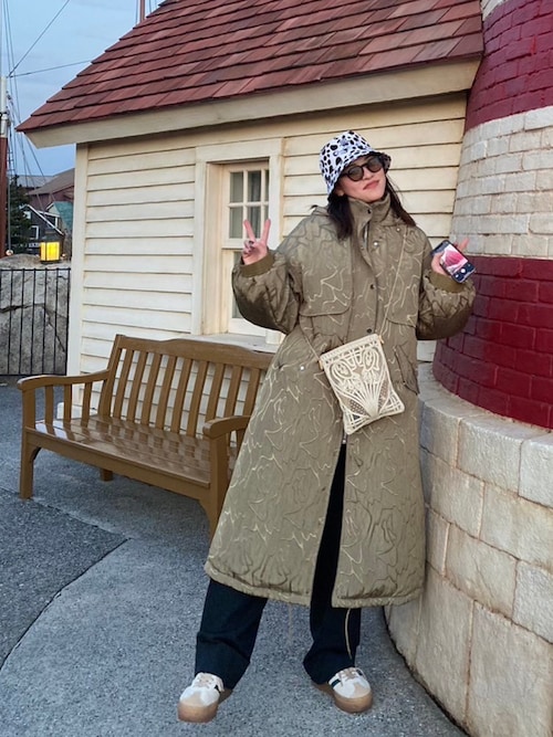TODAYFUL Jacquard Down Coat Jacquard Down Coat todayful 新 モデル