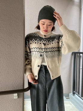 「Ameri（アメリ）のアイテム」を使った、02_mntさん（レディース・161cm）の春コーディネート