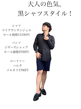 「jiggys shop（ジギーズショップ）のアイテム」を使った、のぼのぼ/500まで相互フォローさん（メンズ・165cm・20代）の夏コーディネート
