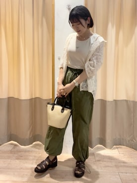 ameさん（レディース・160cm）の夏コーディネート