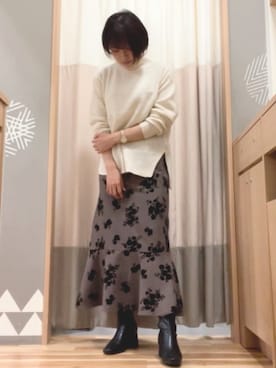 ameさん（レディース・160cm）の冬コーディネート