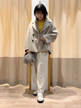 ameさん（レディース・160cm）の秋コーディネート